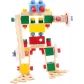 84206 Set de constructie cu blocuri din lemn suruburi din plastic Markury120 el.