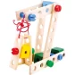 84206 Set de constructie cu blocuri din lemn suruburi din plastic Markury120 el.