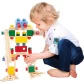 84206 Set de constructie cu blocuri din lemn suruburi din plastic Markury120 el.