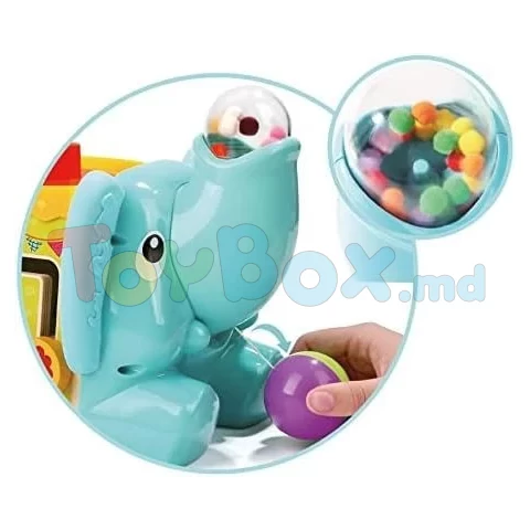 84212 Cub din lemn multifunctional cu activitati Elefant