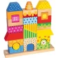 84151 Jucarie din lemn Villa Viola, puzzle cu 3 coloane, 26 piese
