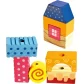 84151 Jucarie din lemn Villa Viola, puzzle cu 3 coloane, 26 piese