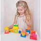 84151 Jucarie din lemn Villa Viola, puzzle cu 3 coloane, 26 piese