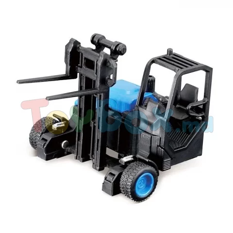 18-31471 Macheta auto Fura Mercedes-Benz Actros cu stivuitor (1:43) Bburago