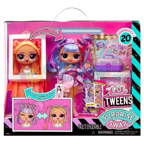 591757 Papusa L.O.L. Surprise! Tweens seria Surprise Swap - Braids Bailey