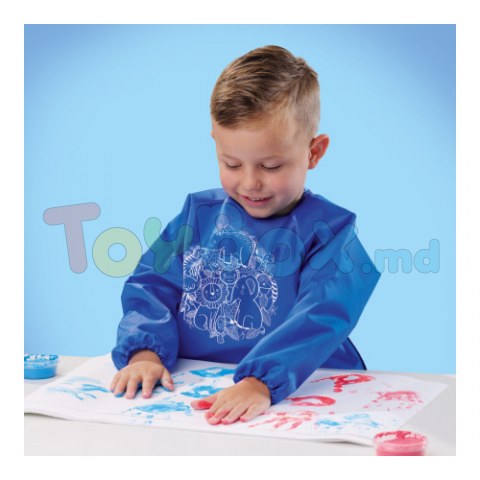 SES Creative 24924S Set de vopsele pentru degete cu șorț