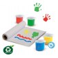 SES Creative 24924S Set de vopsele pentru degete cu șorț
