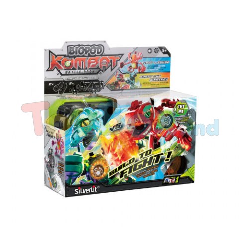 SILVERLIT 88138 Set de luptă cu roboți „Biopod kombat battle”