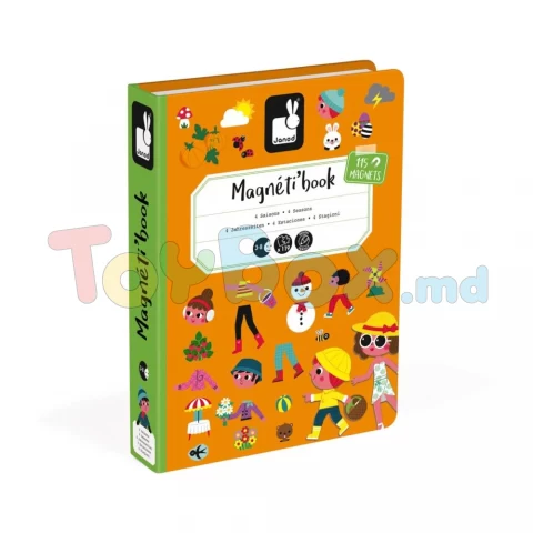Janod J02721 CARTE MAGNETICA - 4 ANOTIMPURI