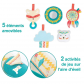 LUDI LD20012 Saltea cu activitati cu perne