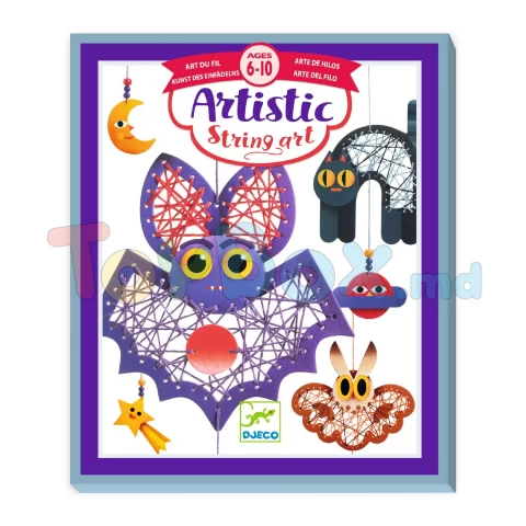 Djeco DJ09437 ARTISTIC STRING ART - Night-time