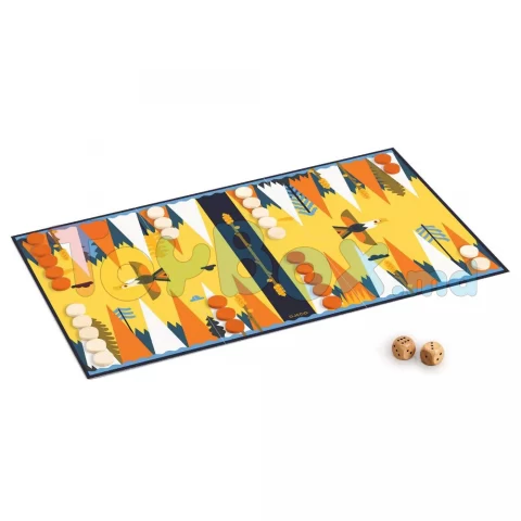 Djeco DJ05235 CLASSIC GAME - Backgammon
