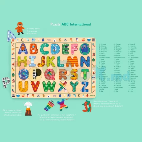 Djeco DJ01808 Puzzle - ABC