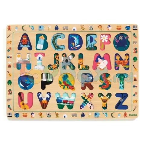 Djeco DJ01808 Puzzle - ABC