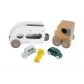 Janod J04637 Bolid - Transport Auto cu 3 vehicule
