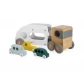 Janod J04637 Bolid - Transport Auto cu 3 vehicule