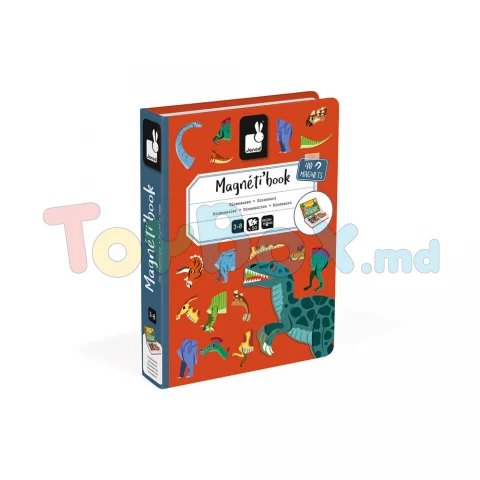 Janod J02590 CARTE MAGNETICA - DINOSAURI