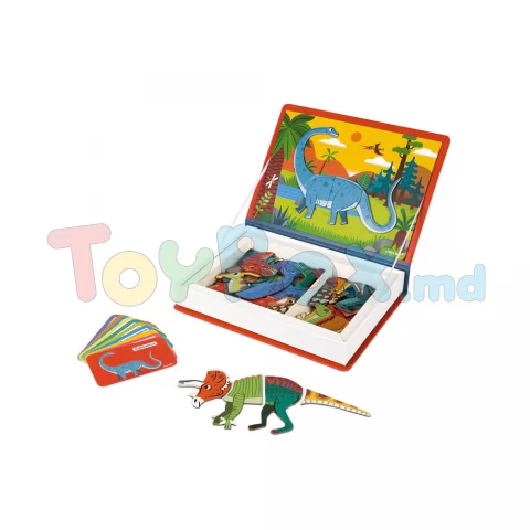 Janod J02590 CARTE MAGNETICA - DINOSAURI