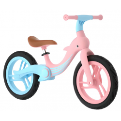 Bicicleta fără pedale pliabilă 4Play Dolphin Blue-Pink