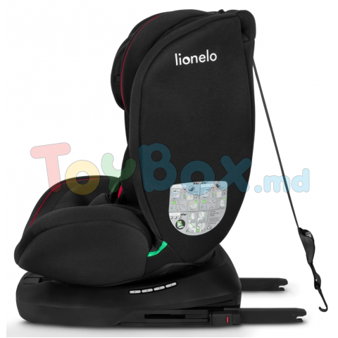 Scaun auto Lionelo Bastiaan I-Size Black Red