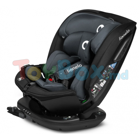 Scaun auto Lionelo Bastiaan RWF I-Size Grey Stone