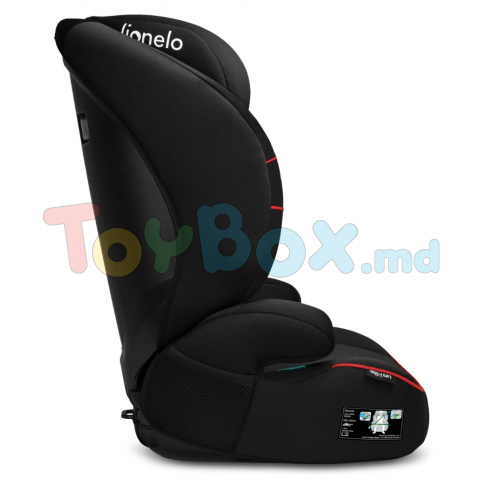 Scaun auto Lionelo Lars I-Size Sporty Black Red