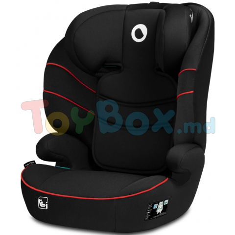 Scaun auto Lionelo Lars I-Size Sporty Black Red