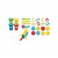 Djeco DJ09755 PLASTILINA - 4 Culori + forme si unelte