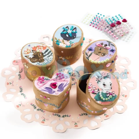 Djeco DJ07918 Creatie DIY - Mini boxe adorabile