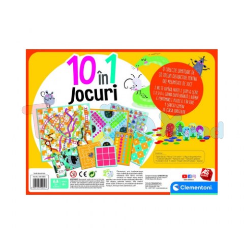 As Kids 1040-50056 Set de jocuri educative 10 în 1 (RO)