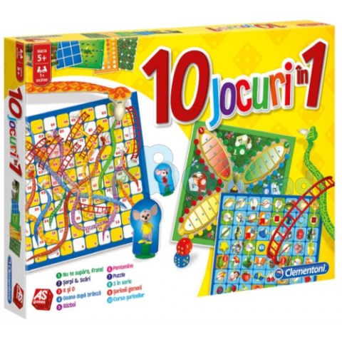As Kids 1040-50056 Set de jocuri educative 10 în 1 (RO)