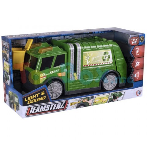 Teamsterz 7535-17120 Camion de gunoi cu muzică și lumină