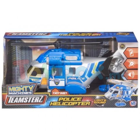 Teamsterz 7535-17123 Elicopter de poliție cu lumină și sunet