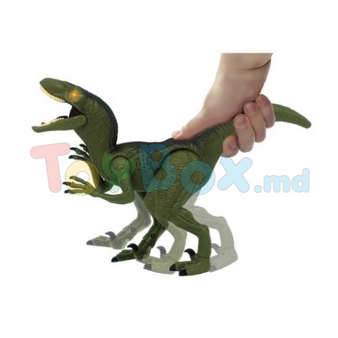 Mighty Megasaur 80078 Фигурка динозавра Velociraptor со звуком и светом (в ассортименте)