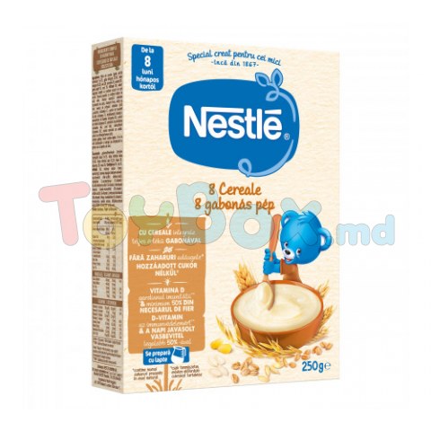 Nestle Terci 8 cereale fara lapte 250 gr. (8 m+)