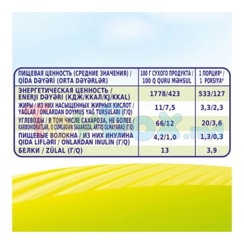 Bebi Premium Terci cu lapte 7 cereale (6 m+) 200 gr.