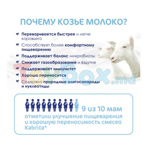 Kabrita Terci de hrișcă cu lapte de capră (4 m +) 180 gr.