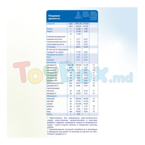Kabrita Terci de hrișcă cu lapte de capră (4 m +) 180 gr.