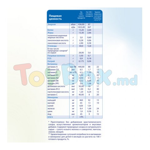 Kabrita Terci multicereale cu lapte de capră și dovleac (6 m +) 180 gr.