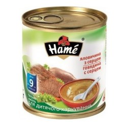 Hame Пюре Говядина с сердцем (9 м.+) 100 гр.