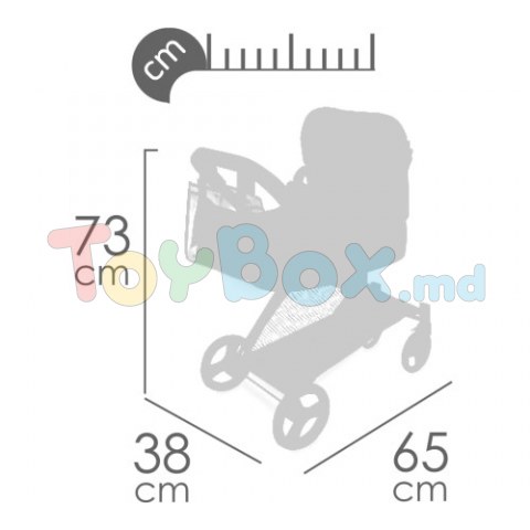 DeCuevas 81745 Carucior pentru papusi 3in1 cu geanta 