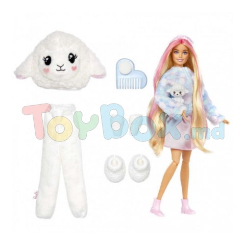 Barbie HKR03 Papusa „Cutie Reveal: Lamb”