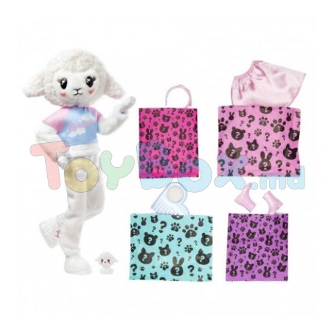 Barbie HKR03 Papusa „Cutie Reveal: Lamb”