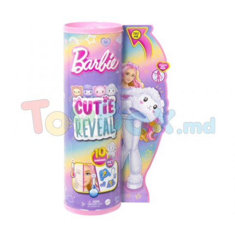 Barbie HKR03 Papusa „Cutie Reveal: Lamb”