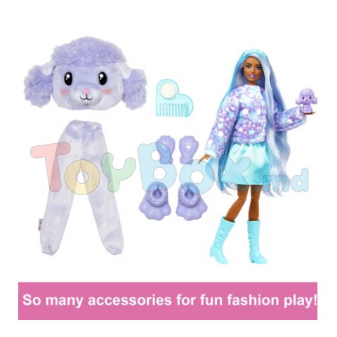 Barbie HKR05 Păpușa “Cutie Reveal: Pudel”