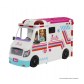 Barbie HKT79 Set de joaca 2în1 “Ambulantă - Clinica Barbie”