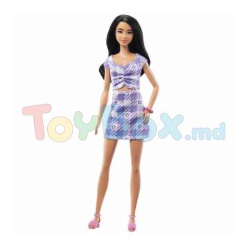 Barbie HPF75 Papusa Fashionista in rochie decupata