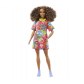 Barbie HPF77 Papusa Fashionista in rochie graffiti