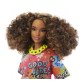 Barbie HPF77 Papusa Fashionista in rochie graffiti