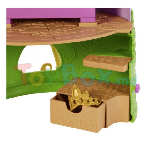 Disney Princess HLW30 Set de joaca cu păpușa “Turnul Rapunzel”